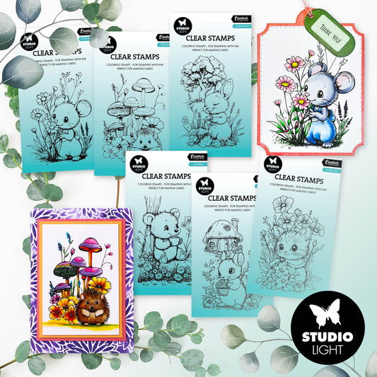 Studio Light Essentials Little Animals Stamp Bundle