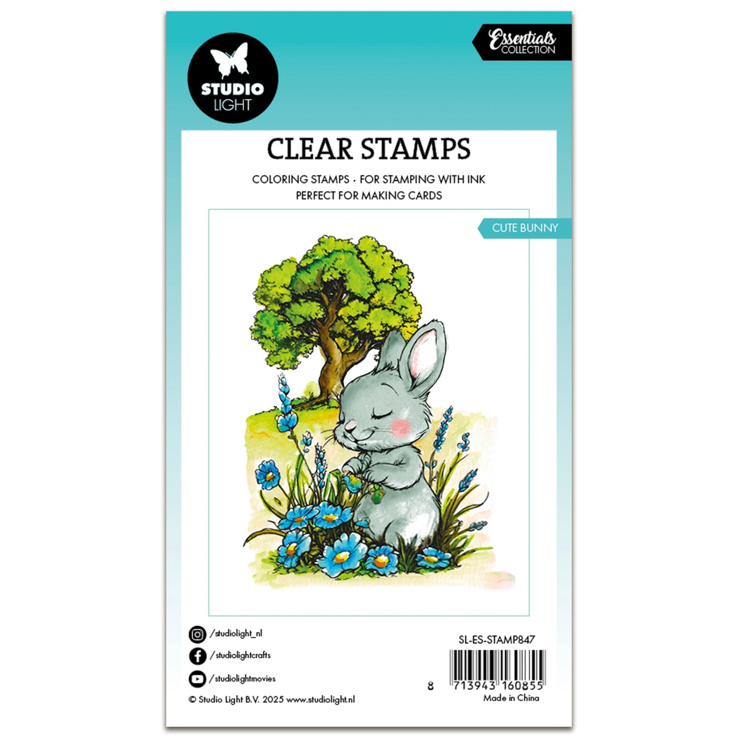 Studio Light Essentials Clear Stamp Cute Bunny