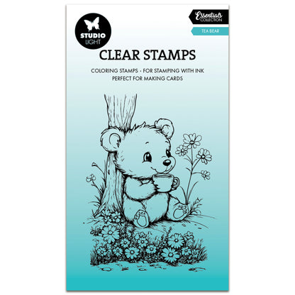 Studio Light Essentials Clear Stamp Tea Bear