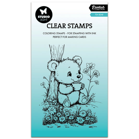 Studio Light Essentials Clear Stamp Tea Bear