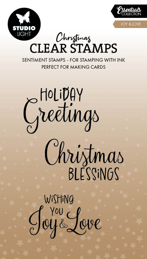 Studio Light Essentials Clear Stamp Joy & Love