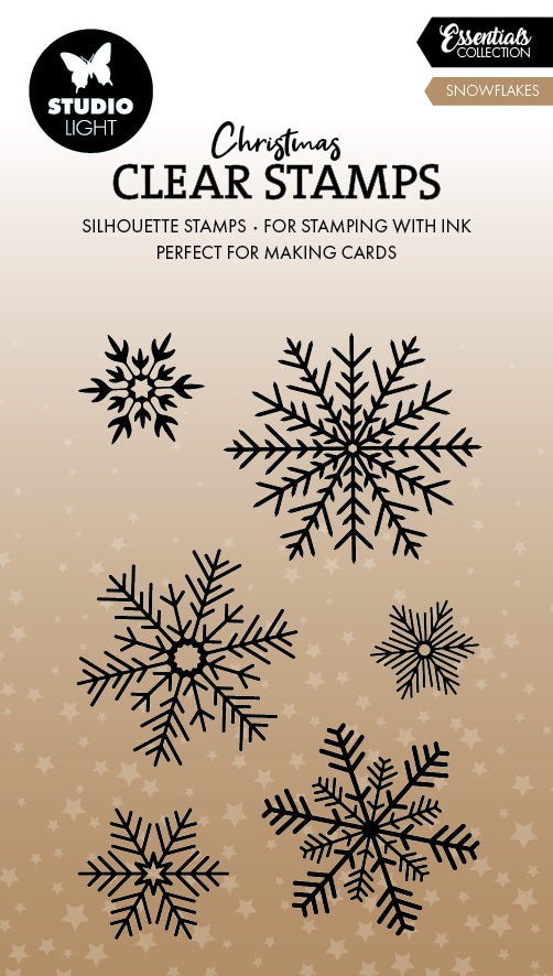 Studio Light Essentials Clear Stamp Snowflakes