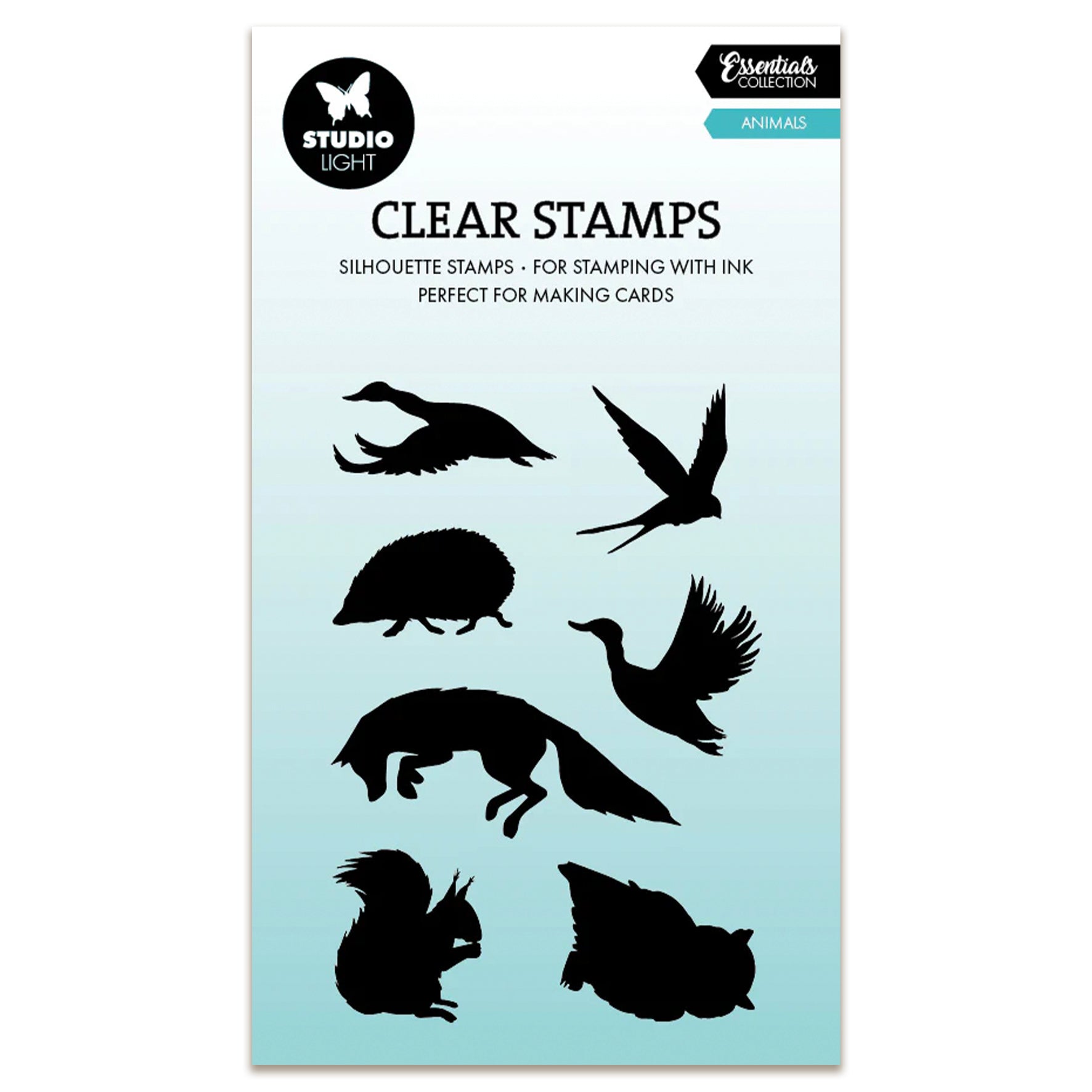 Create Design Essentials Stamp Studio Light Essentials Clear Stamp Animals – AALL & Create