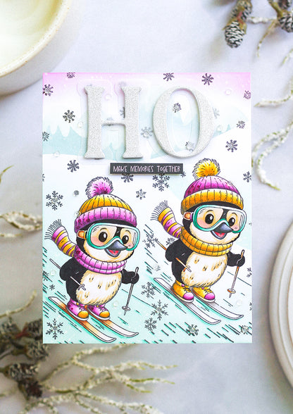 Studio Light Essentials Festive Friends Clear Stamp Bundle