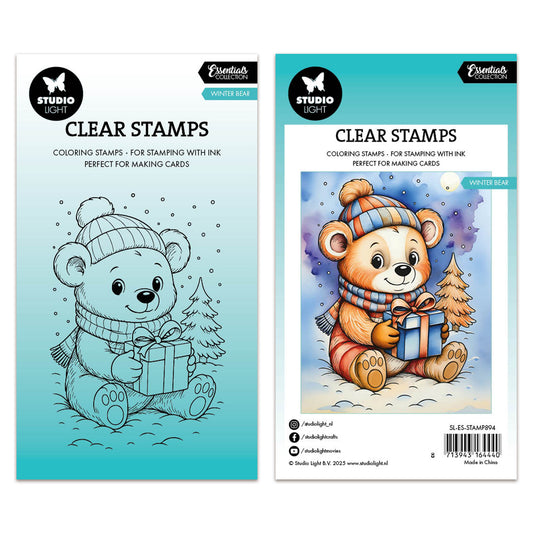 Studio Light Essentials Clear Stamp Winter Bear