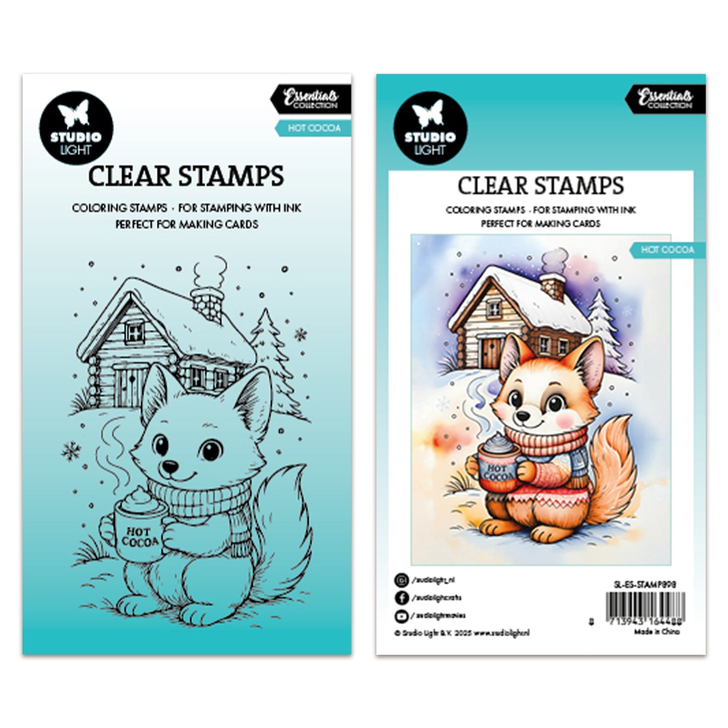 Studio Light Essentials Clear Stamp Hot Cocoa