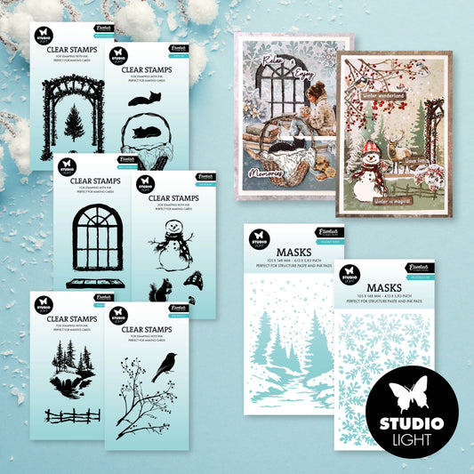 Studio Light Essentials Stamp & Mask Bundle