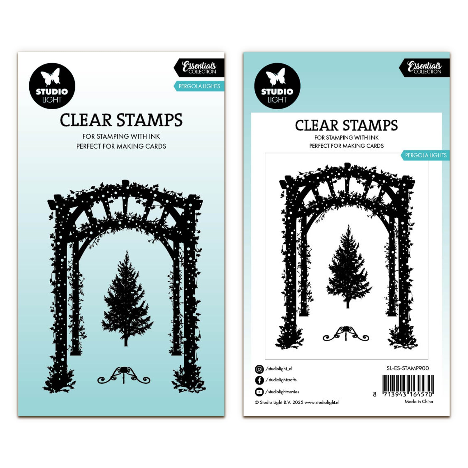 Create Design Essentials Stamp Studio Light Essentials Clear Stamp Pergola Lights – AALL & Create