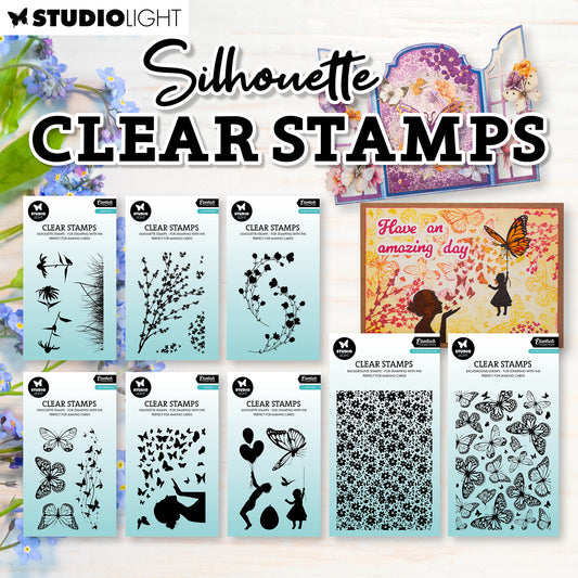 Studio Light Silhouette Clear Stamp Bundle