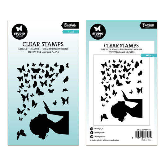 Studio Light Essentials Clear Stamp Kisses Essentials 62x93x3mm 7 Pieces