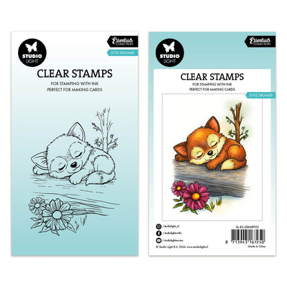 Studio Light Essentials Clear Stamps Little Dreamer - Fox Essentials
