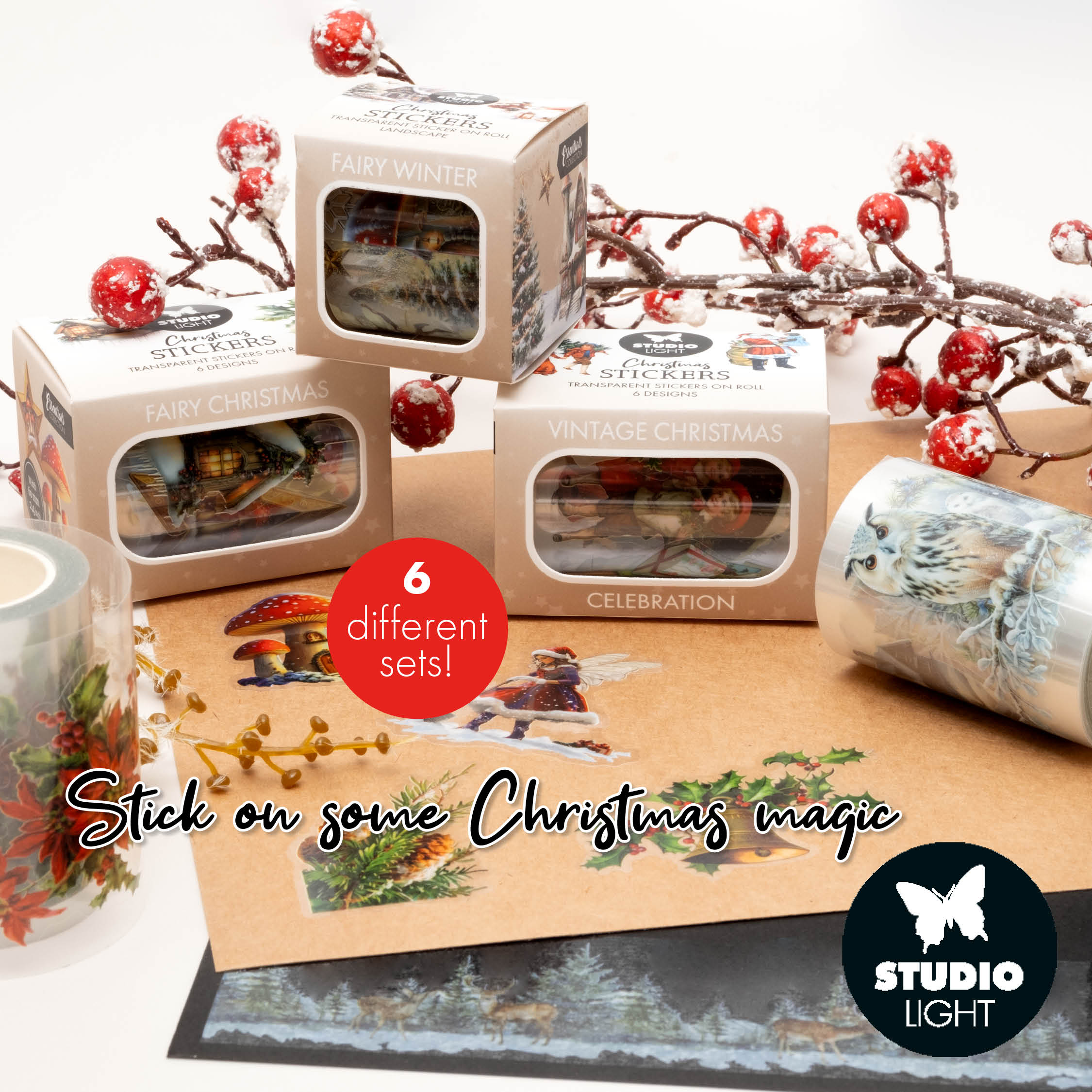 Studio Light Essentials Clear Stickers Collection – AALL & Create