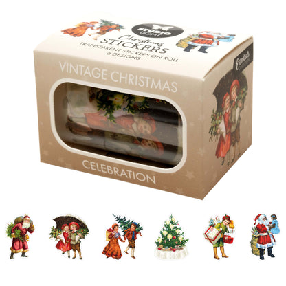 Studio Light Essentials Clear Stickers Vintage Greens 6 Designs