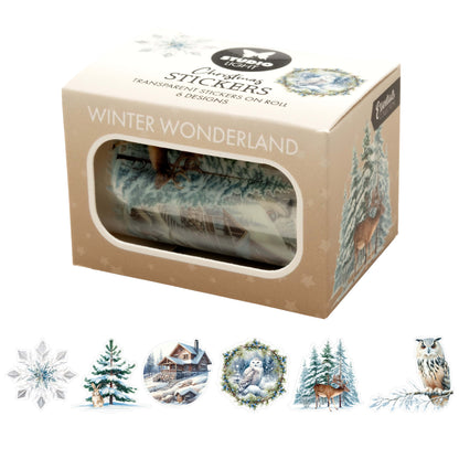 Studio Light Essentials Clear Stickers Winter Wonderland 6 Designs