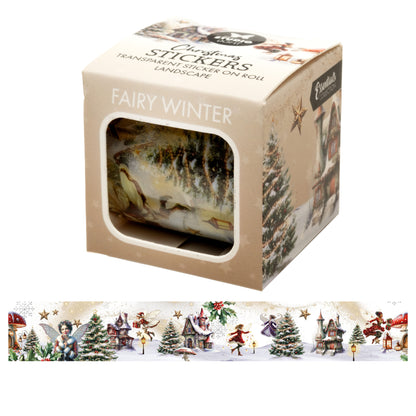 Studio Light Essentials Clear Stickers Fairy Winter on a roll