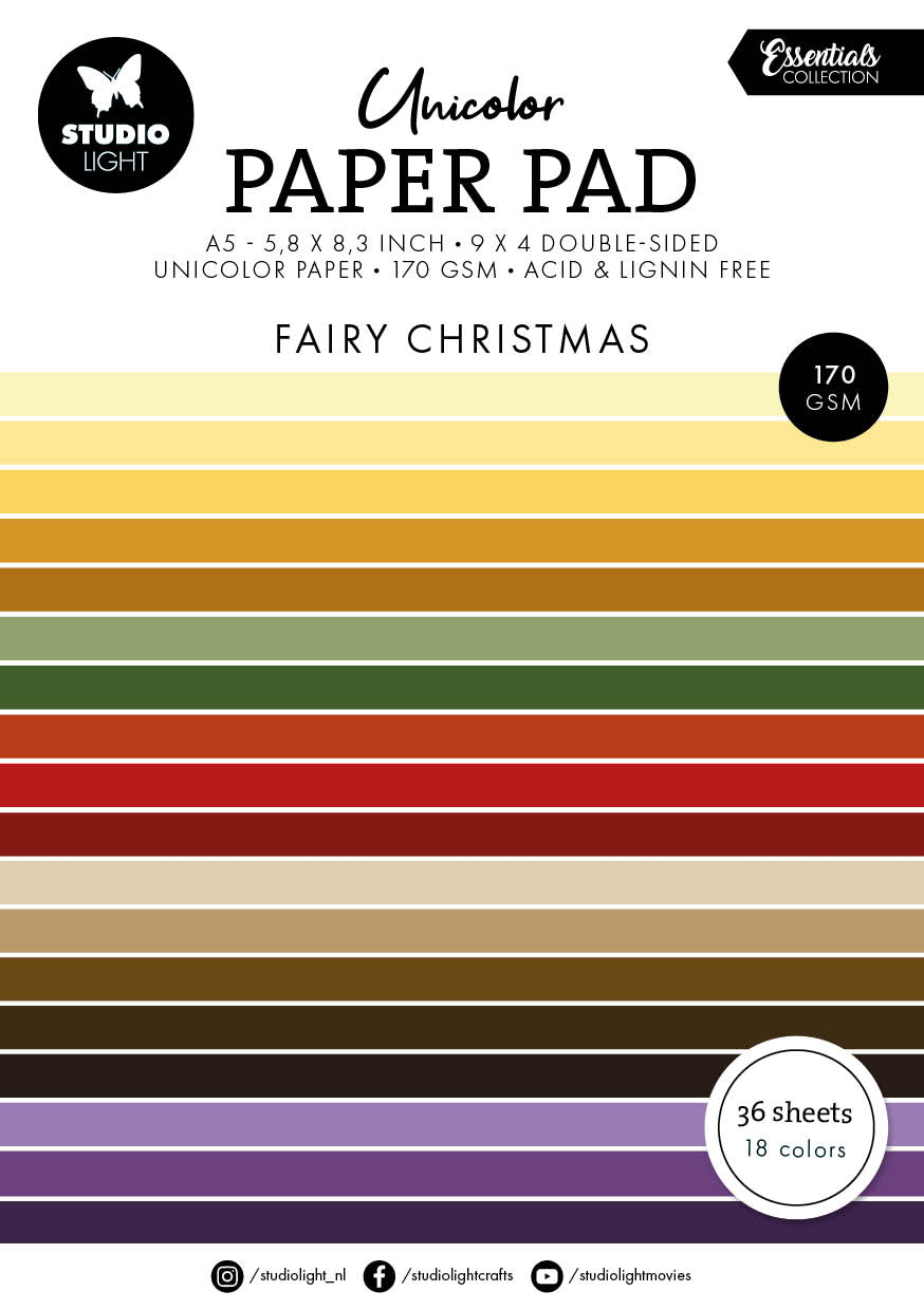 Studio Light Essentials Fairy Christmas Paper Pad Bundle