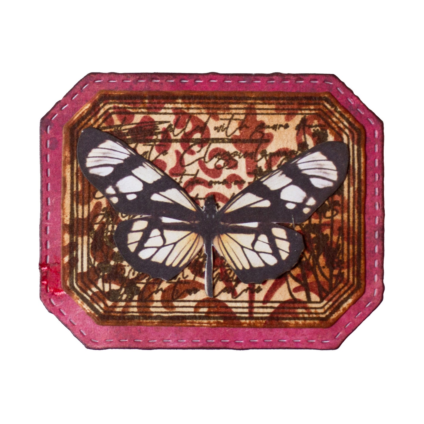 Studio Light Grunge - Stamp & Cutting Dies Label & Stamp