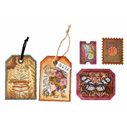 Studio Light Grunge - Stamp & Cutting Dies Tag & Tickets