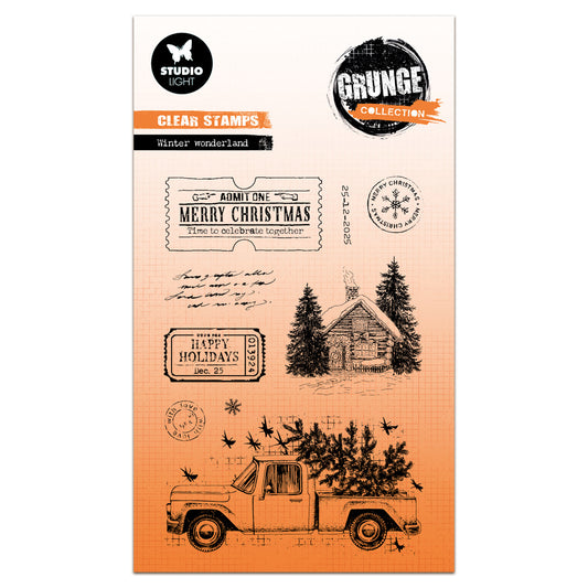 Studio Light Grunge - Clear Stamp Winter Wonderland