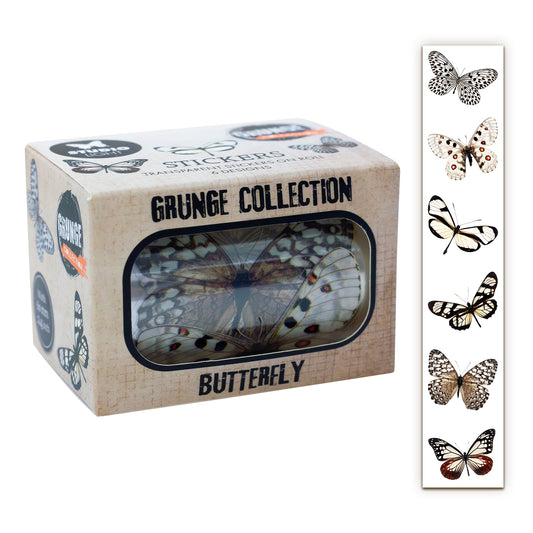 Studio Light Grunge - Clear Stickers Butterfly