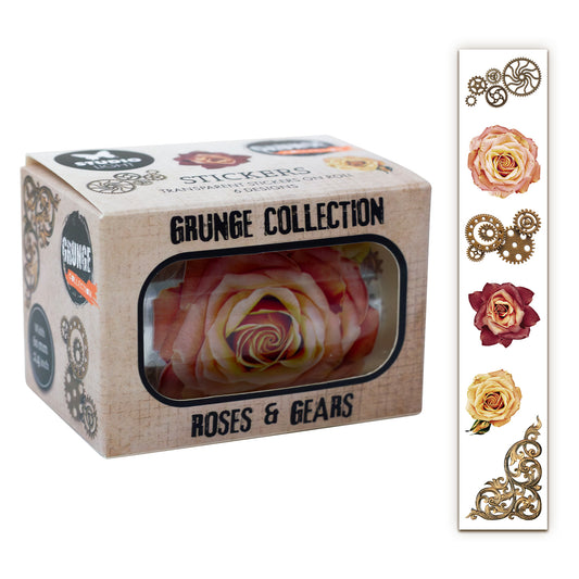 Studio Light Grunge - Clear Stickers Vintage Roses
