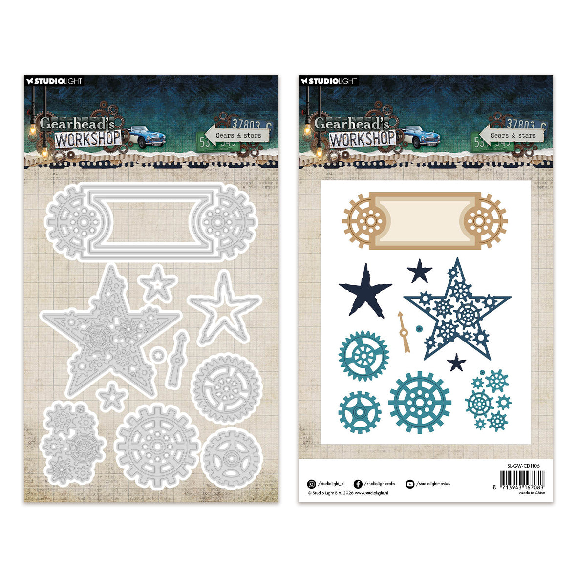 Studio Light Cutting dies Gears & Stars Gearhead's Workshop