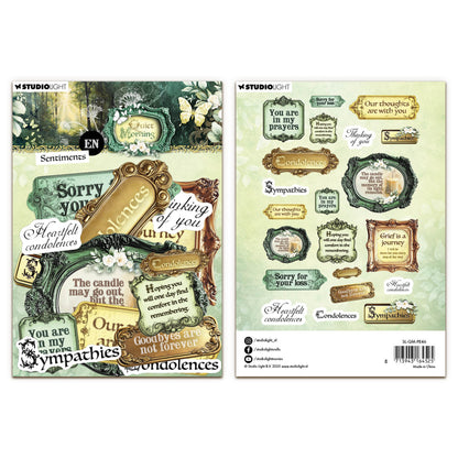 Studio Light Essentials Paper Elements Sentiments Quiet Morning