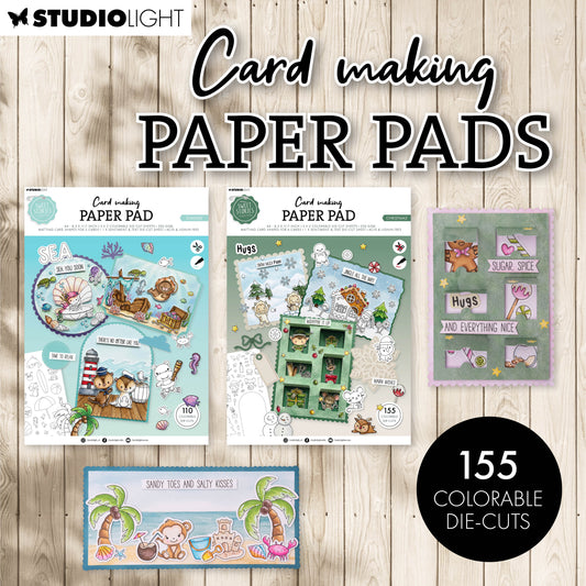 Studio Light Card making pad Summer & Christmas Sweet Stories Bundle