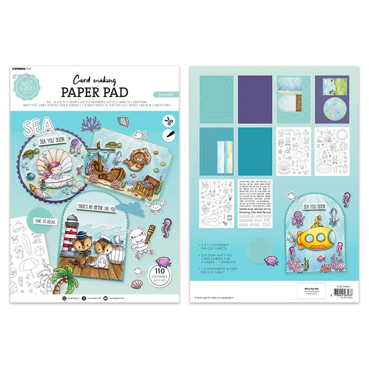 Studio Light Card making pad Summer Sweet Stories