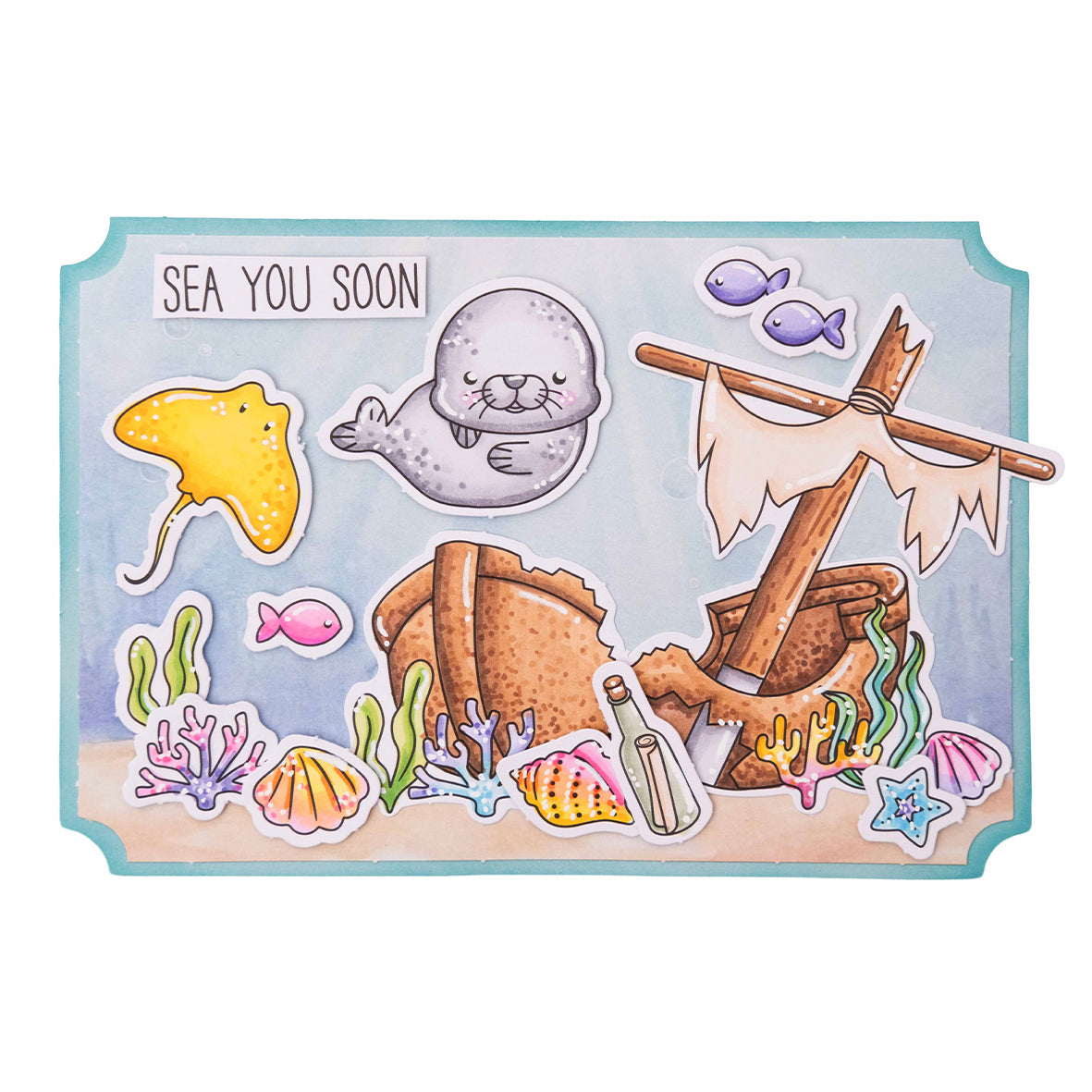 Studio Light Card making pad Summer Sweet Stories