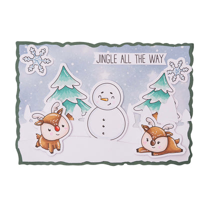 Studio Light Card making pad Christmas Sweet Stories 210x297x4mm 13 Sheets