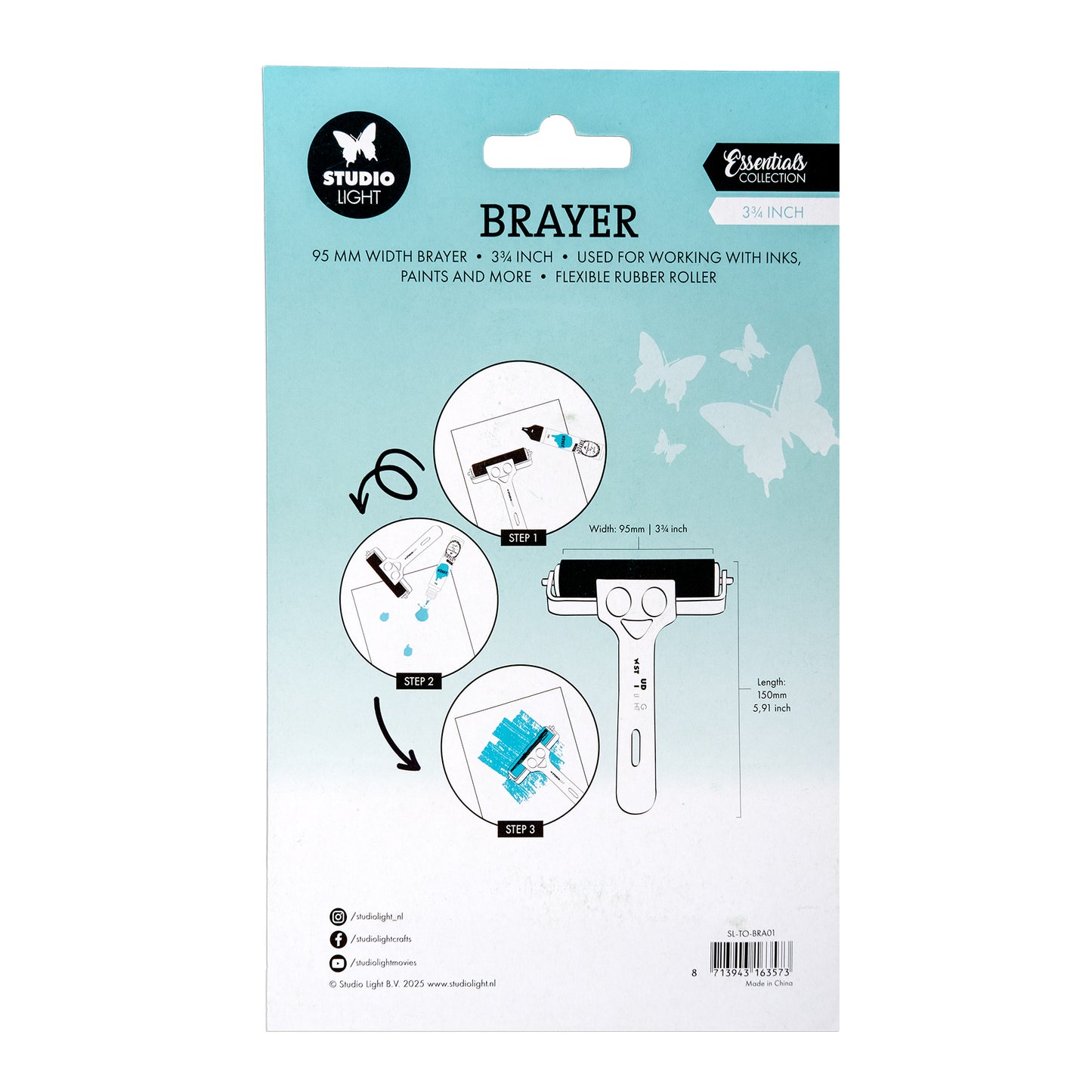 Studio Light Brayer 3,3/4 inch