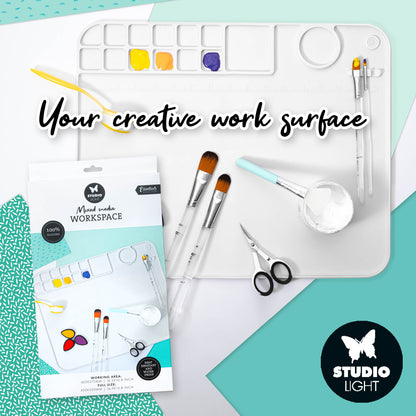 Studio Light Mixed Media Workspace Heat Resistant & Waterproof Tools