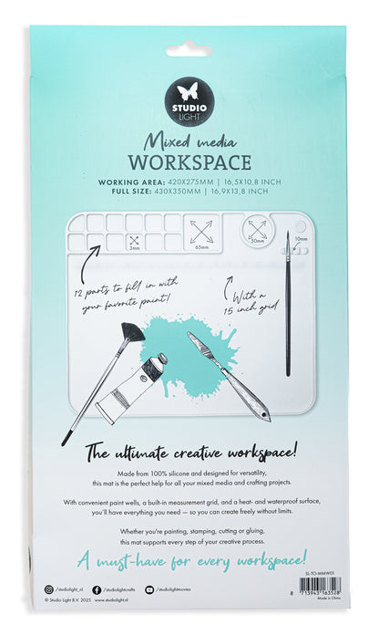 Studio Light Mixed Media Workspace Heat Resistant & Waterproof Tools