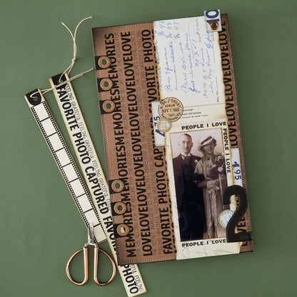 Spellbinders Turn the Page Clear Stamp Set Keepsake Strips by Esther Glas