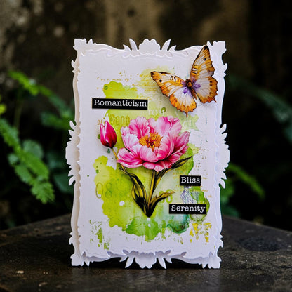 DI-129 - Die-Cutting Die Set - Petal Frames