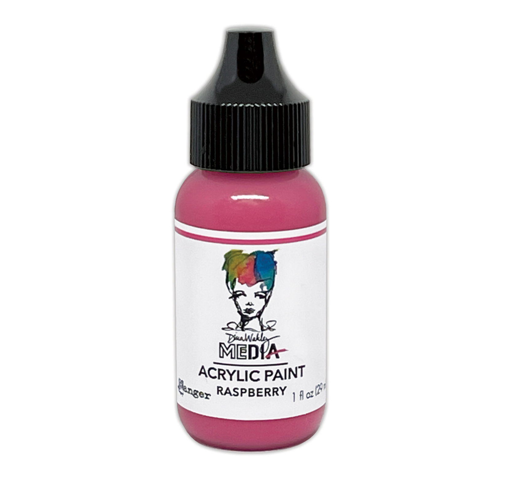 Dina Wakley MEdia Heavy Body Acrylic Paints Raspberry 1 fl oz – AALL ...