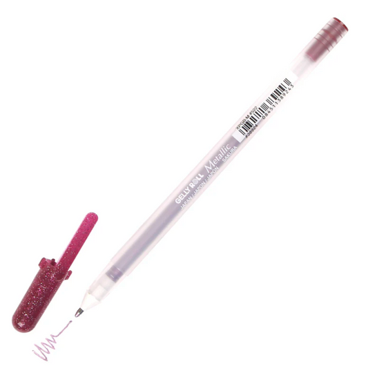 Sakura Gelly Roll Gel Pen Metallic Shiny Burgundy