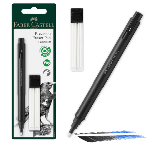 Faber Castell Precision Eraser Pen (inc. Refill Erasers)