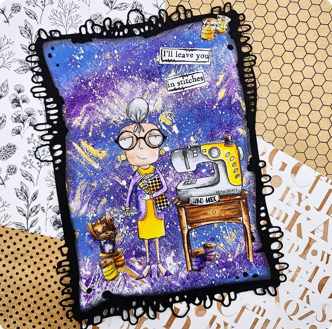 TP-1168 - A7 Stamp Set - Sew Dee