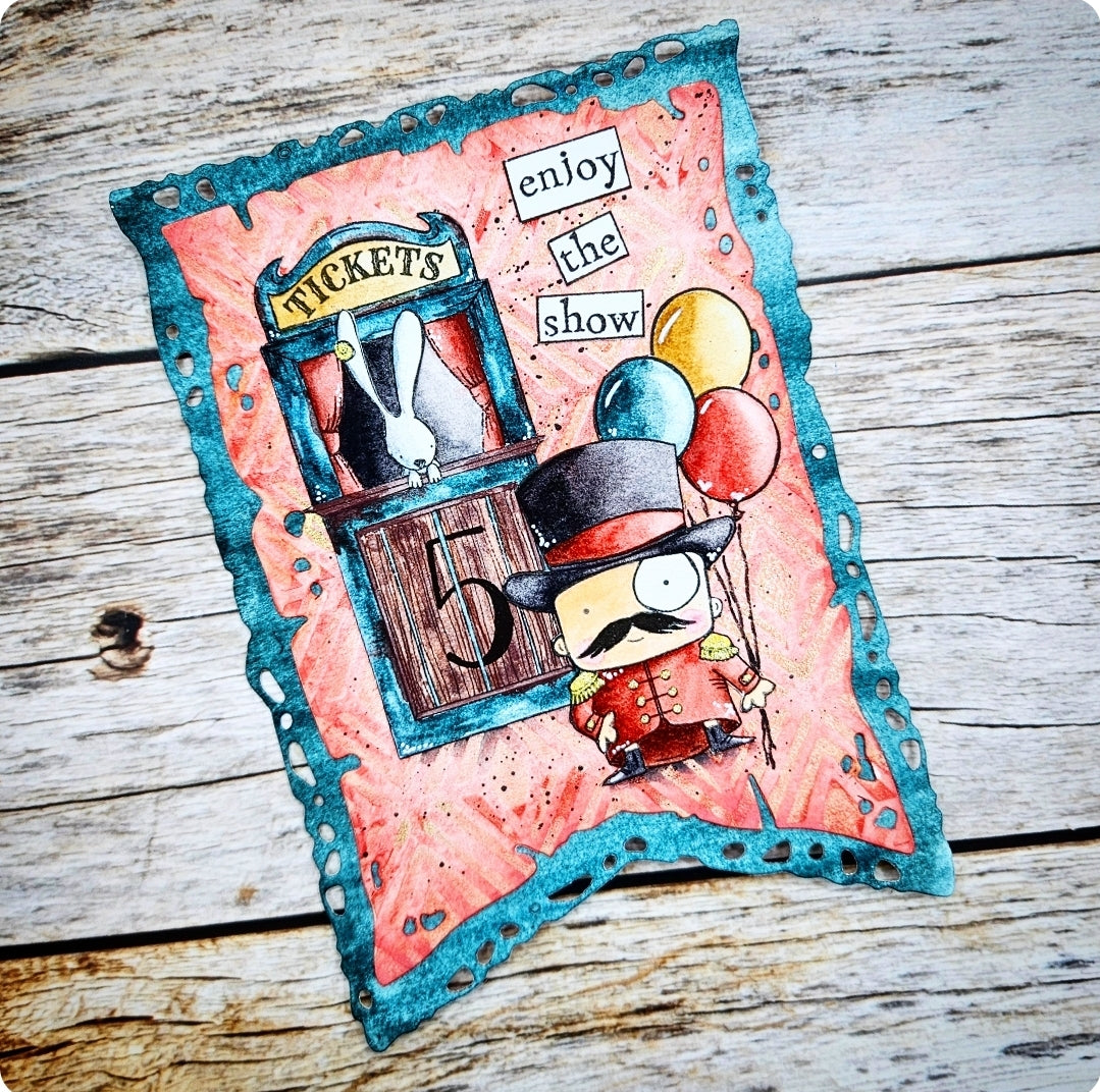 #1206 - A6 Stamp Set - The Big Top