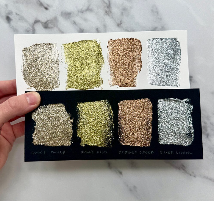 Ranger Simon Hurley create. 4 x Astro Pastes - Cookie Dough, Refined Copper, Silver Lining & Fool's Gold