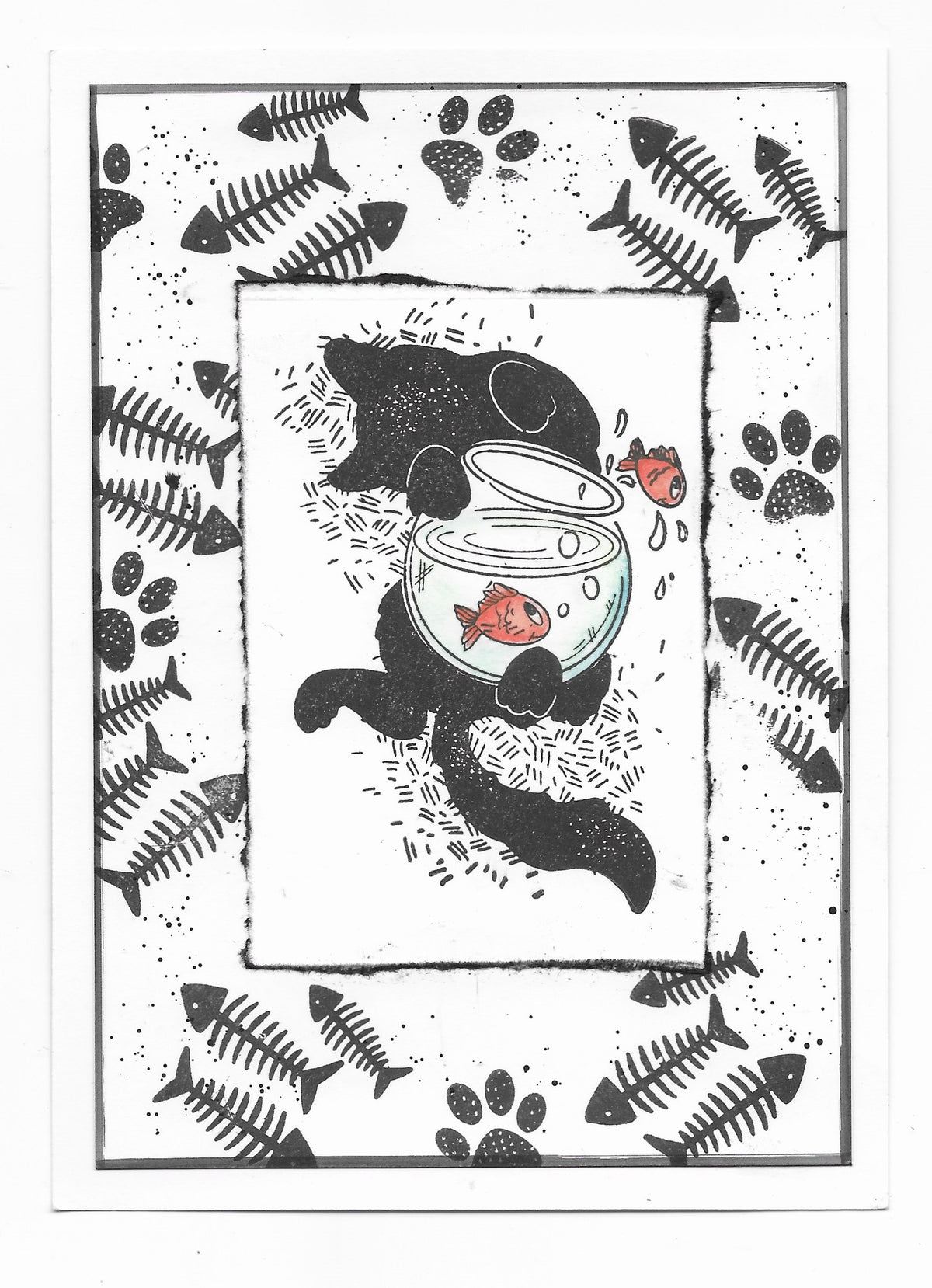 TP-793 - A5 Clear Stamp Set - Bad Cats Club
