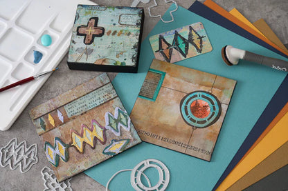 Sizzix Thinlits Die Set 9PK - Roundabouts by Seth Apter