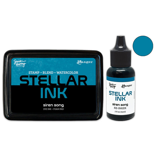 Ranger Simon Hurley create. Stellar Ink Pad & Re-Inker - Siren Song