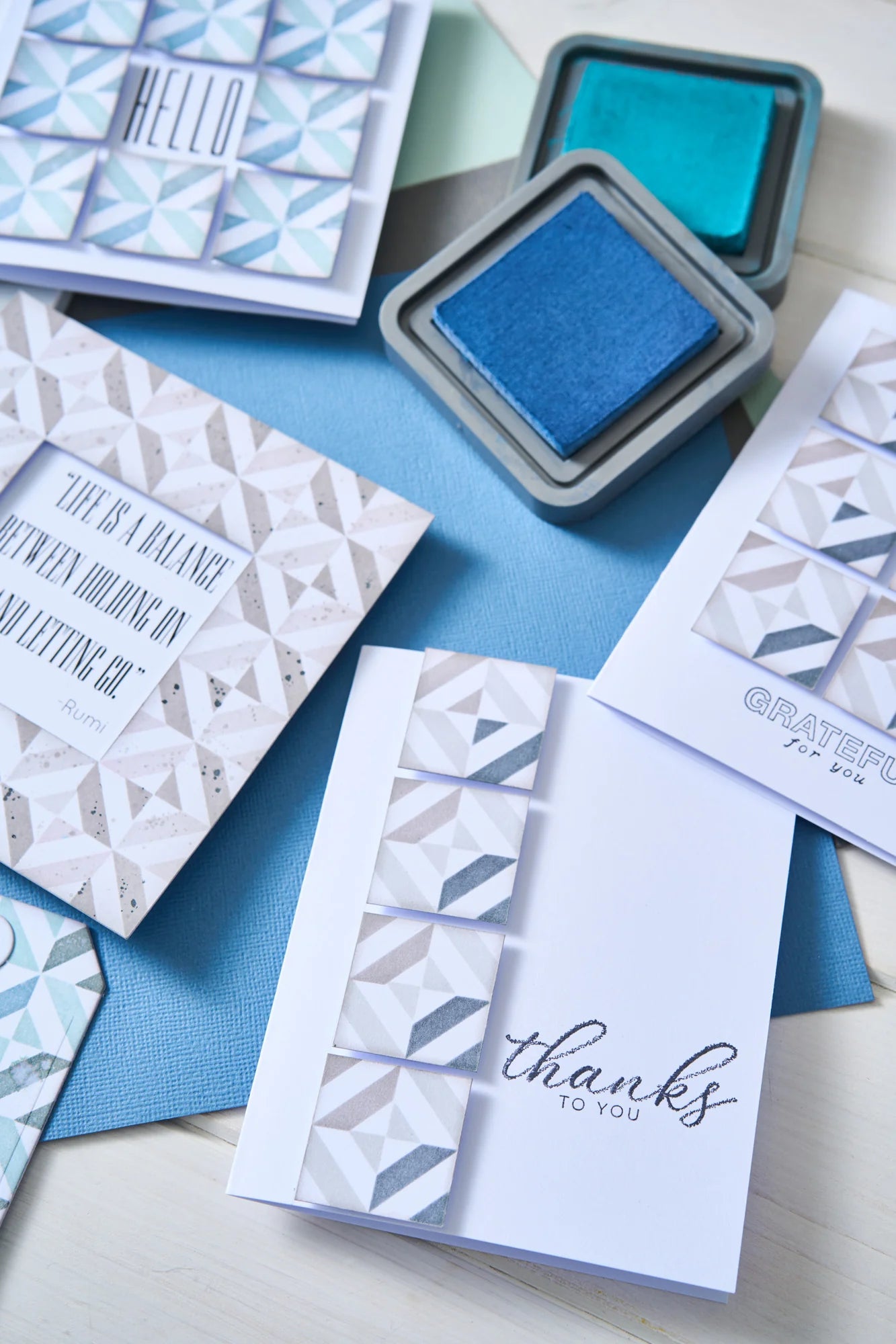 Sizzix Rotating Stencils 1PK Geo Blocks