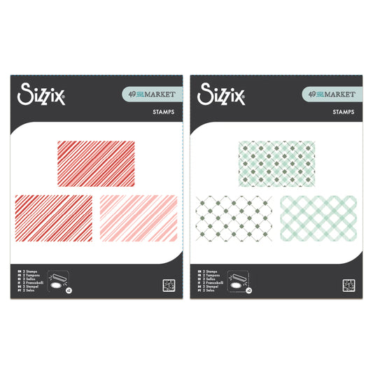 Sizzix Clear Stamps Bundle by 49 and Market