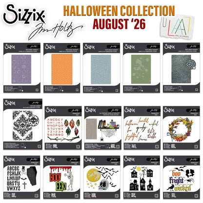 Sizzix Tim Holtz Halloween August 2026 Complete Collection (Save £15) ~ Ship from 30th Sept