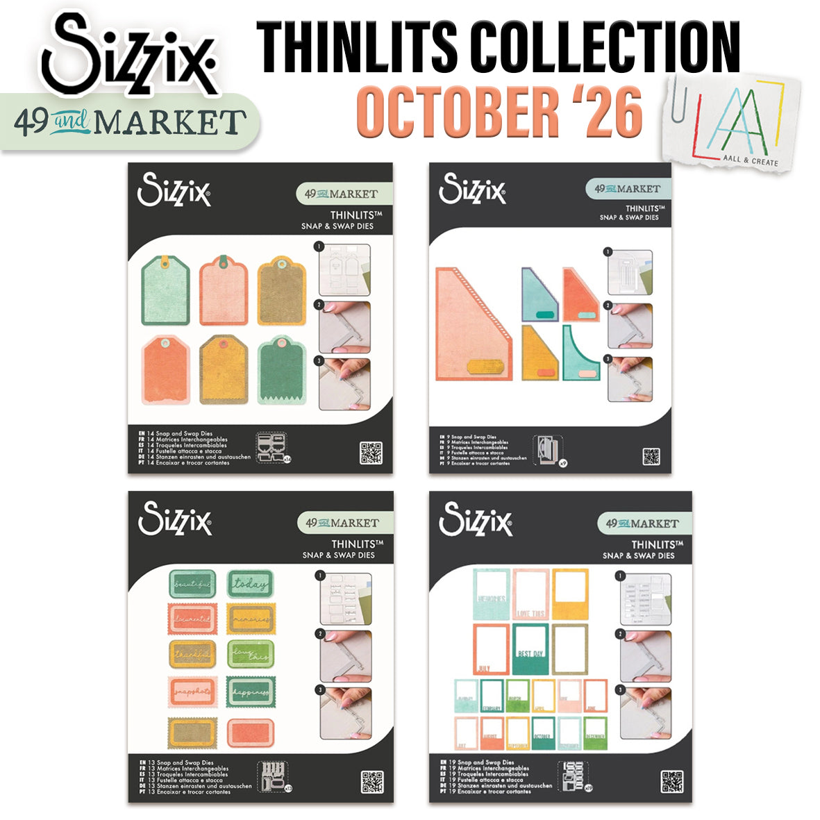 Sizzix Oct’26 Complete Collection by 49 and Market (Save £10)