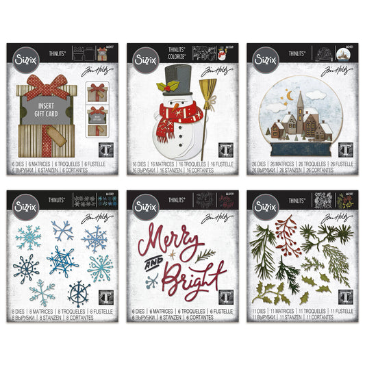 Sizzix Thinlits Christmas Die Bundle by Tim Holtz - Ships from 15th October